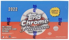 2022 Topps Chrome Platinum Anniversary Edition MLB Baseball HOBBY Box